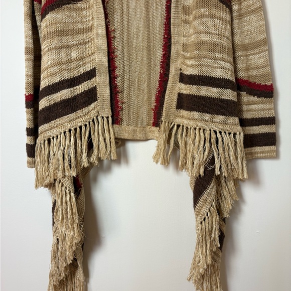 Ralph Lauren Women’s cotton linen cardigan L/XL multicolor Aztec Southwestern - Picture 5 of 10